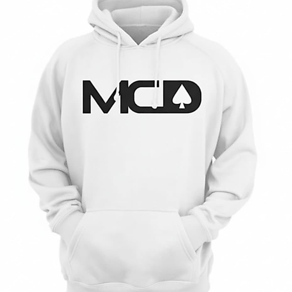 Blusa Moletom de Frio Canguru MCD Estampado Flanelado