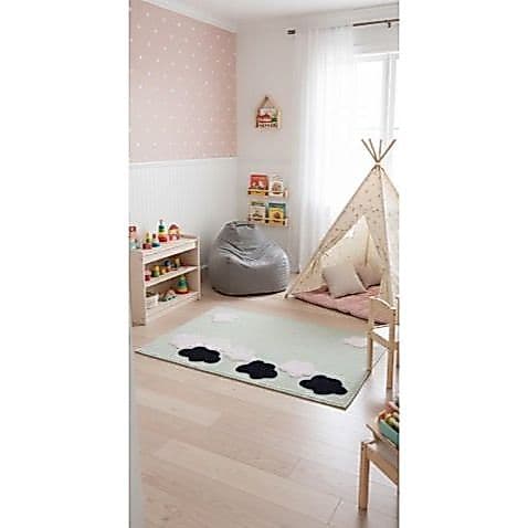 Tapete em formato nuvem fofinho para quarto de criança bebe adolescentes banheiro