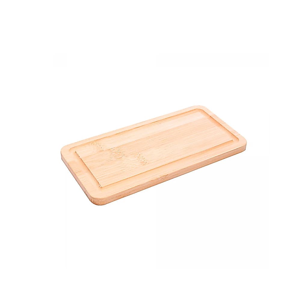Tábua de Corte Hire em Bambu 20x10cm P/ Servir Carnes Aperitivos ou Petiscos Lyor