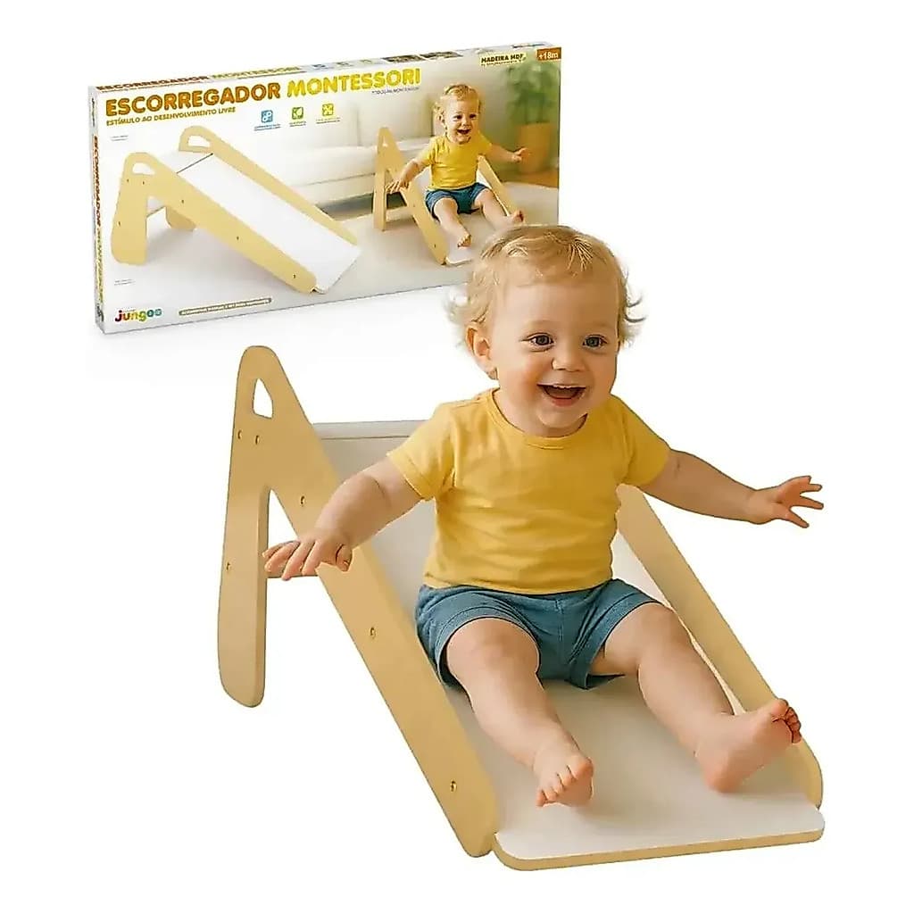 Escorregador Montessori em Madeira 928 Junges
