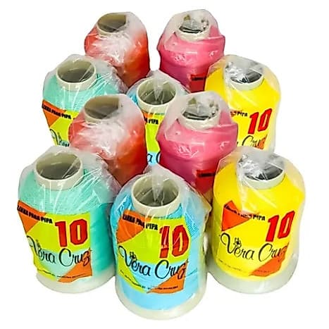 Linha Vera Cruz 1000 Jardas Fio 10 Forte Para Pipa Resistente