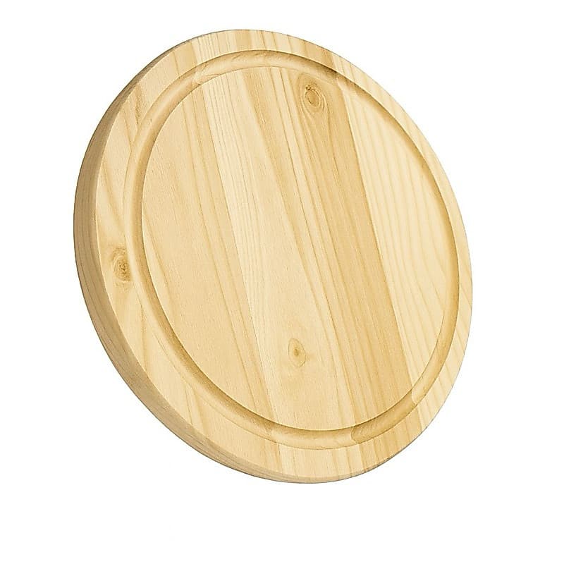 Kit Tábuas Hambúrguer Mesa Posta Petiscos Madeira Pinus 19cm