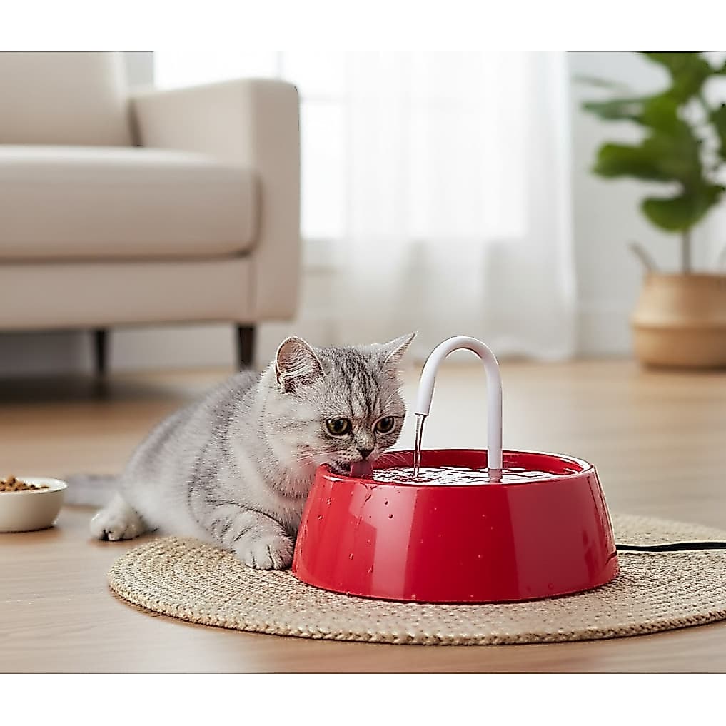 Bebedouro Agua Automático para Gatos e Cães com Fonte1,2 Litros Bivolt
