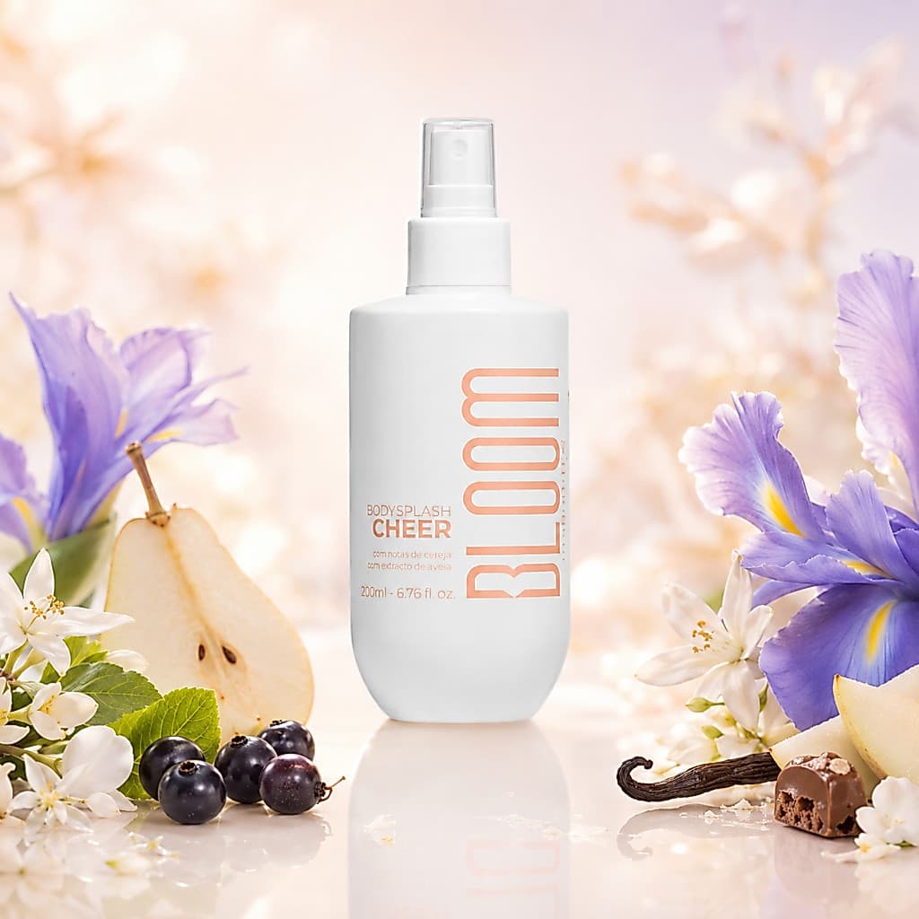 BLOOM - Body Splash Cheer Perâ, Iris, Baunilha 200mL