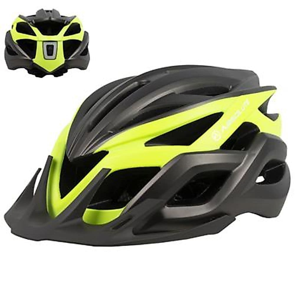 Capacete Ciclismo Mtb Absolute Wild Led Tam G Preto / Amarelo