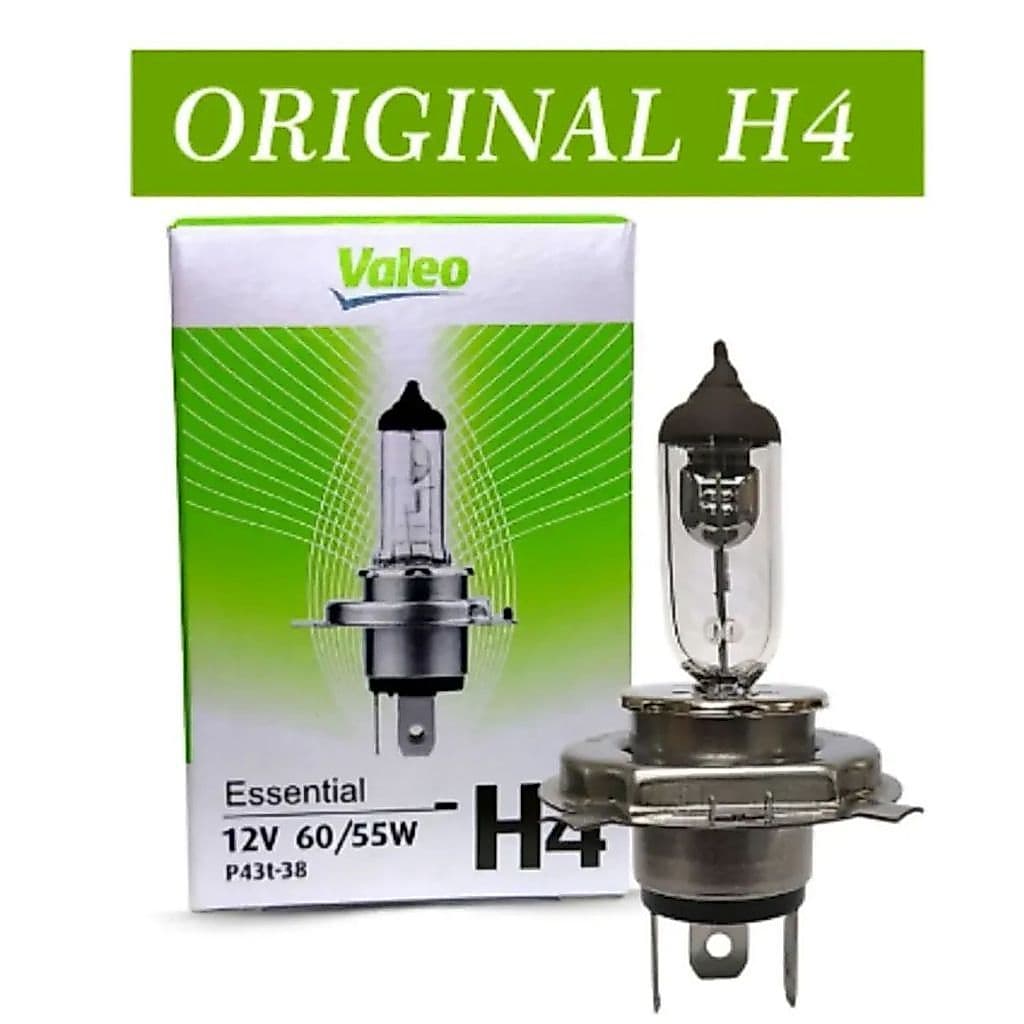 Lâmpada Halógena Valeo H4 12V 60/55W Original Farol Alto Baixo