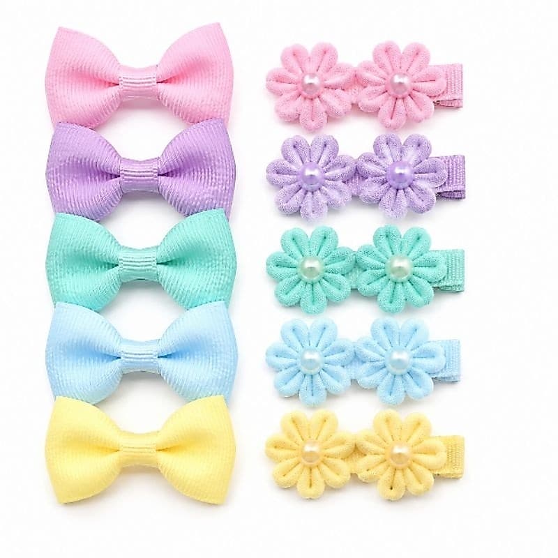 kit lacinhos de cabelo infantil bebê no velcro laços