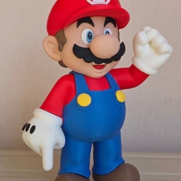 SUPER MARIO 23CM - FIGURA 3D COLECIONÁVEL | DECORAÇÃO GEEK NINTENDO