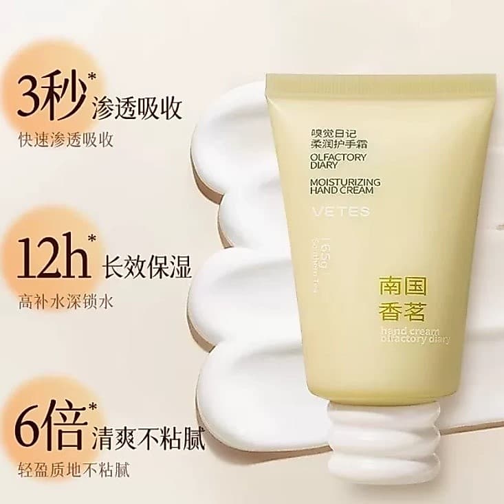 Vettis vaselina creme para as mãos desbota linhas das mãos hidratante hidratante fragrância rica em água unissex