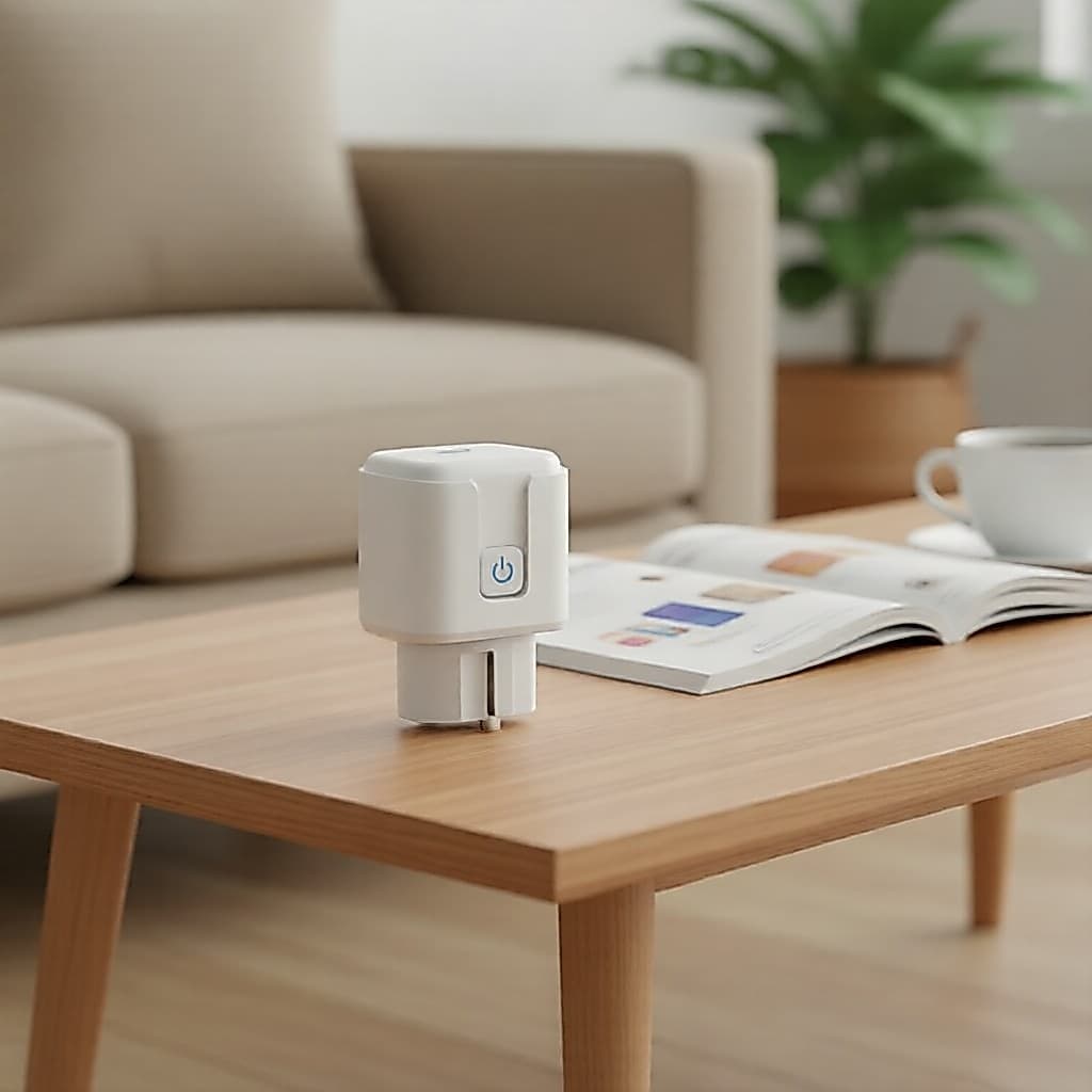 Tuya Tomada Inteligente EU 16A/20A, WiFi/Zigbee, Monitoramento em tempo real & Função de Temporizador, Controle por App