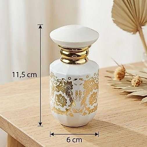 Frasco Perfume Vidro Branco 50ml C/ Válvula Spray R.2905