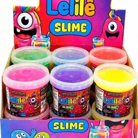 SLIME LELILÊ GLITTER  KIT 2 CAIXAS – MAIS VENDIDO – CORES SORTIDAS – ALTA SAÍDA