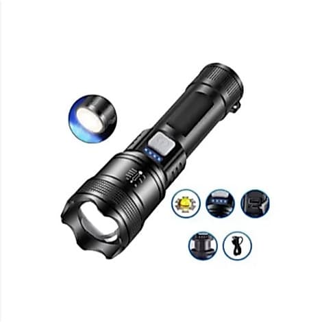 Lanterna Super Potente tatica Militar Led Cree Recarregável Ultra Alto Resistente