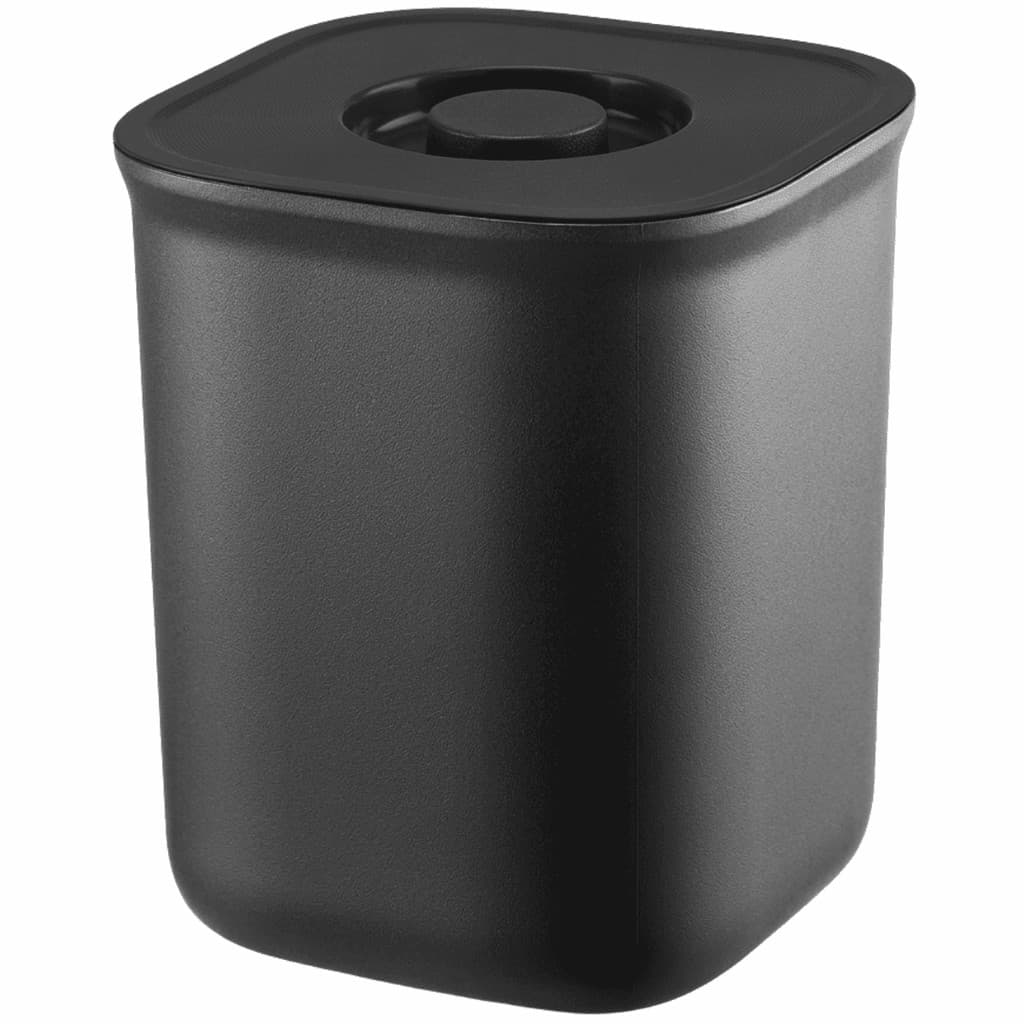 Lixeira 4L Compacta Com Tampa Preta Para Banheiro Pia Lavabo Escritório Dasplast