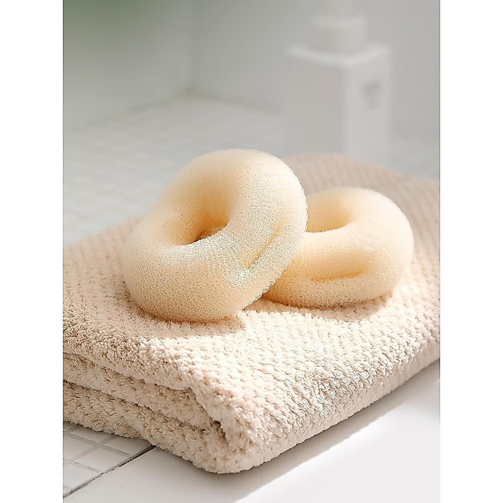 Estilo japonês bola de banho High-End tamanho grande não-solto banho flor bola bonito esfregando esponja de banho ferram