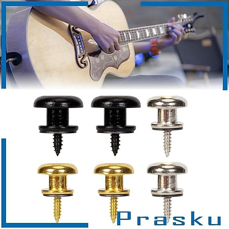 [Prasku] Pinos De Bloqueio De Alça De Guitarra De Metal Premium Segurança Antiderrapante Para Guitarras Acústicas E Ukul