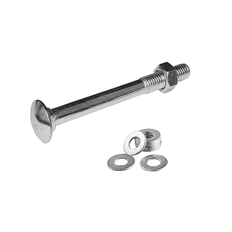 Pct 04 Parafuso Francês 10cm Médio Com Porca 5/16x4 100mm