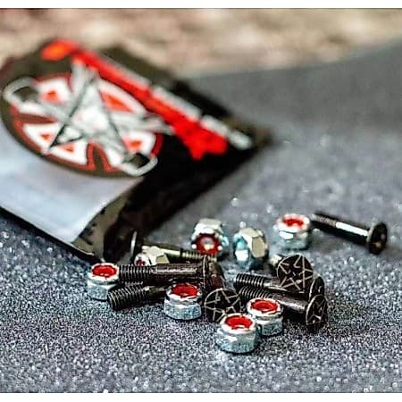 Parafuso Porca Skate Big Marca Boa Qualidade Caminhão Fixa E Deck 7 / 8 Pol