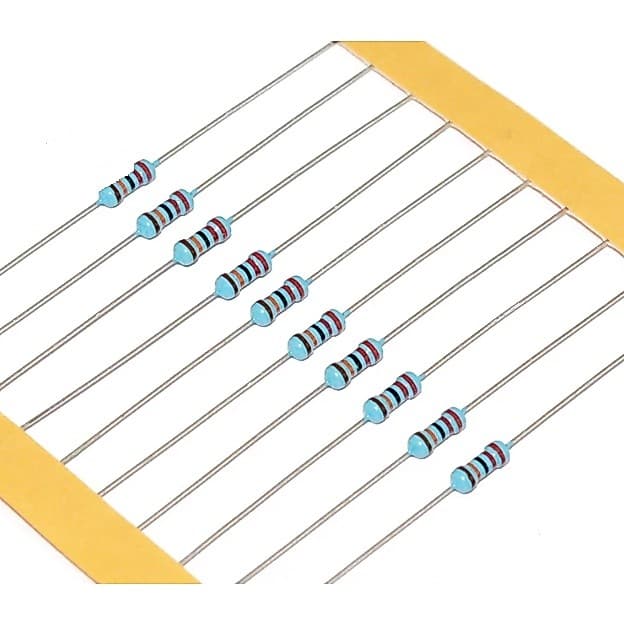 kit 10 Resistores 1k 100k  200k  Ohm 1/4w 1% Metal Film