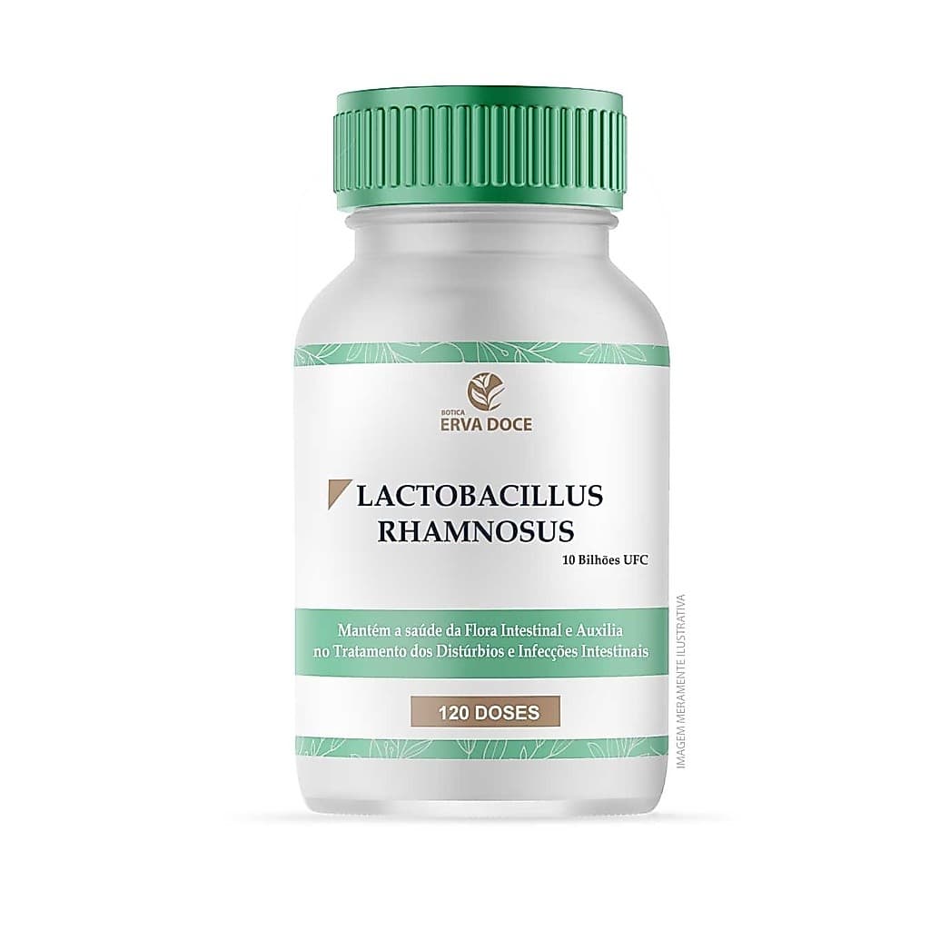 Lactobacillus Rhamnosus 10 Bilhões UFC  120 Doses