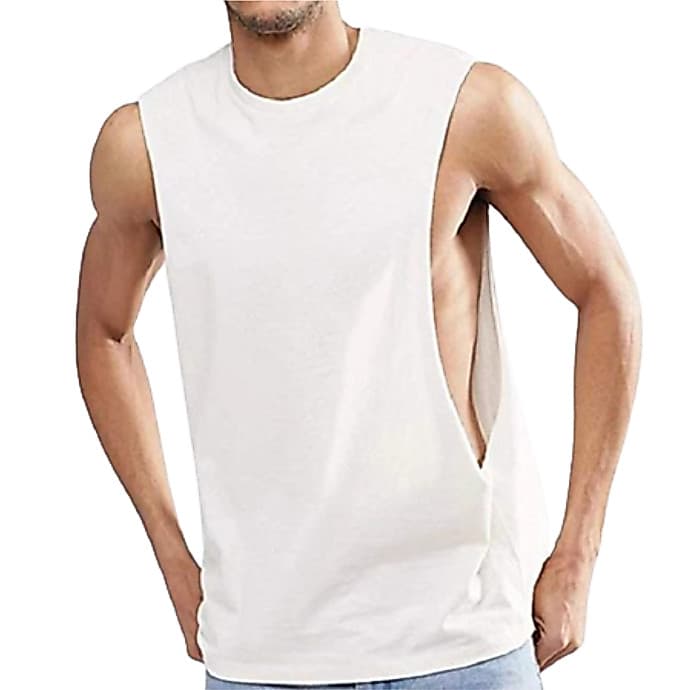 Regata Masculina Fitness 100% poliéster para sublimação