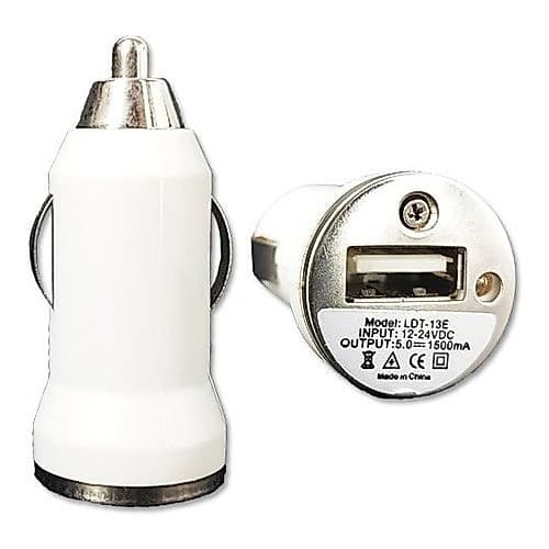 Carregador Rápido Automotivo para Celular Entrada USB 12-24V Carro e Caminhão