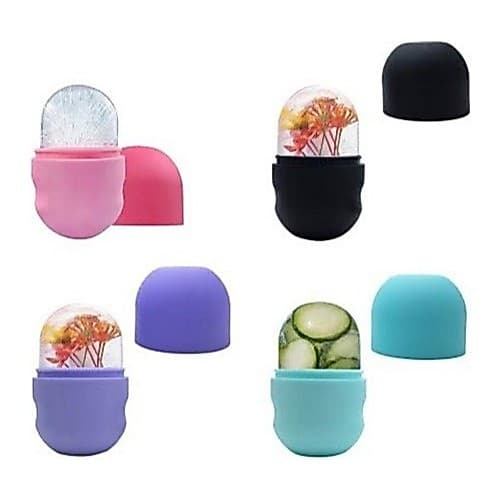 Rolo Facial De Gelo Massageador Silicone De Massagem Contorno Facial Cuidado da Pele Radiante Rosto