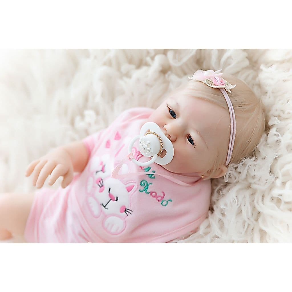 Bebê Reborn Original Silicone Fio A Fio 100% Banho Martina