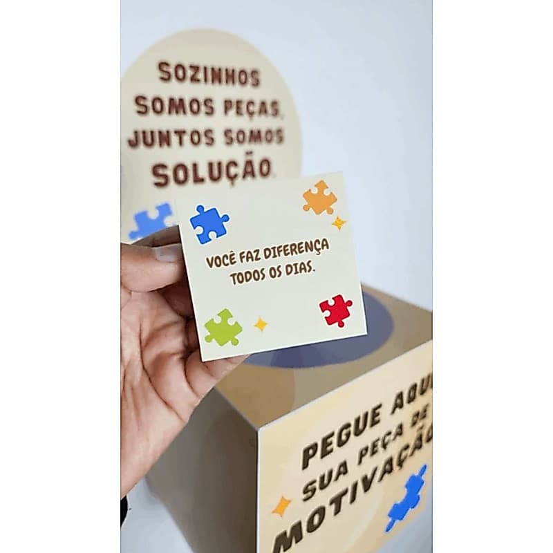 Caixa + Tags Motivacionais - Motivação Equipe
