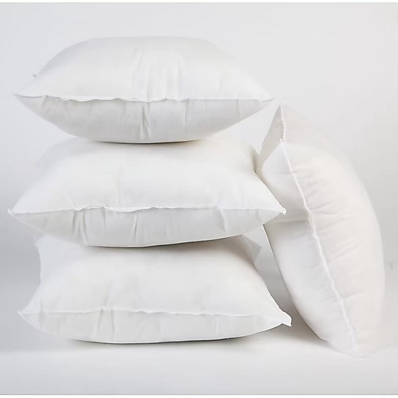 Kit 4 Enchimento Almofada Refil 45x45 Fibra Textil Mista