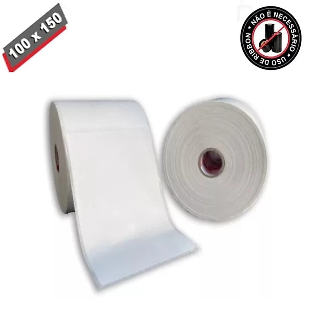 Etiqueta 10x15 100x150  Adesiva BOPP - Usa Ribbon Para E-Commerce (200 etq/rolo)