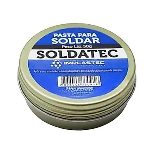 Pasta De Solda Fluxo Pasta Soldatec 50g Implastec