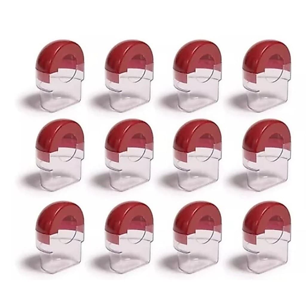 COMEDOURO ROLLER MEIA LUA BELGAS E AVES KIT 12 UNIDADES