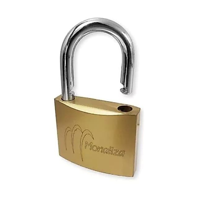 Cadeado Bronze  37mm/ haste longa/Haste curta/ Com três chaves