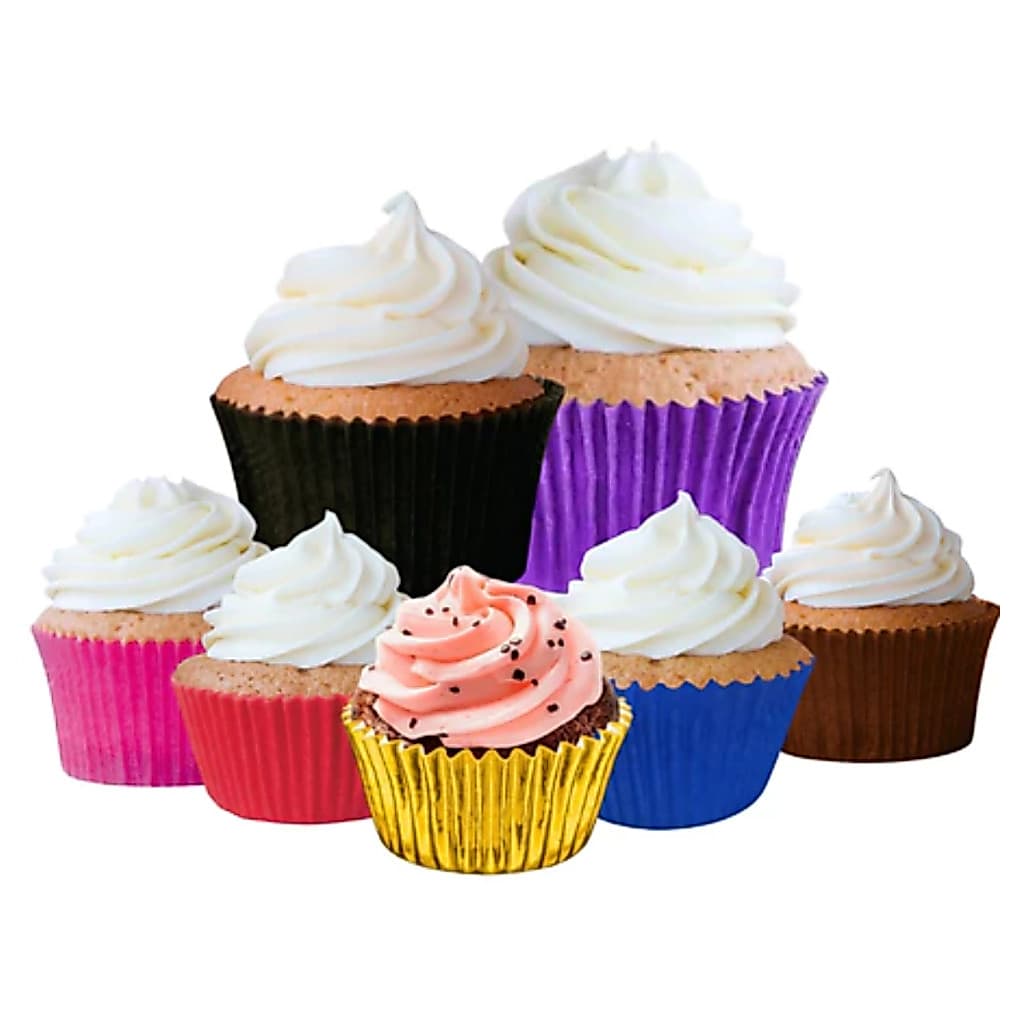 180u Forminha de Papel Forneável Cupcake Muffins Mini Bolo Branco Nº0B