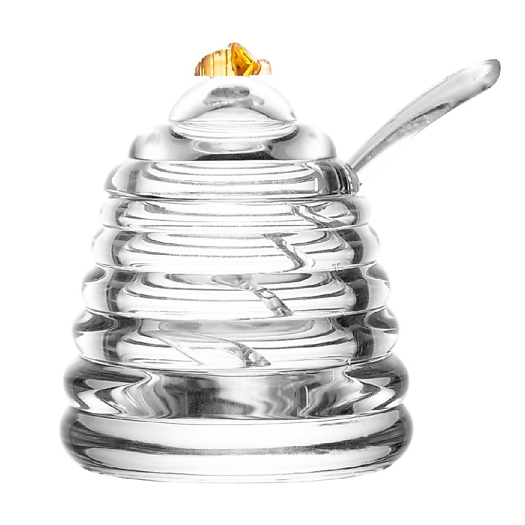 Açucareiro Porta Açucar Lyor Abelhinha Abelha Little Bee Grande com Colher Luxo Requintado Mesa Posta Café Chá