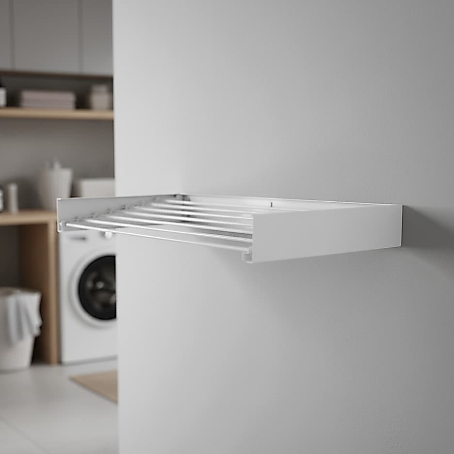 Varal Mágico Aço Galvanizado 70cm – Instalação Fácil, Resistente, Ganha Espaço