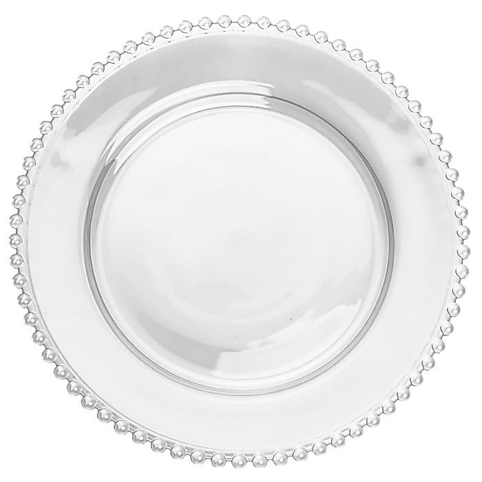 Prato raso de cristal Pearl Wolff 28 cm