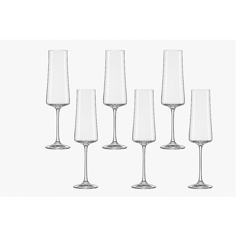 Taça de Cristal Champanhe Bohemia 210ml - XTRA NDI