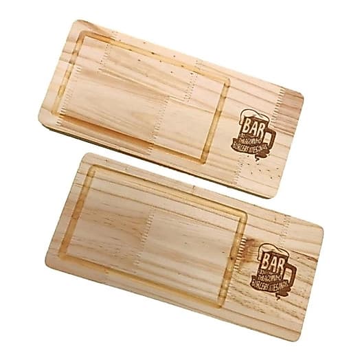 25 Tábuas Gourmet em Pinus Personalizada