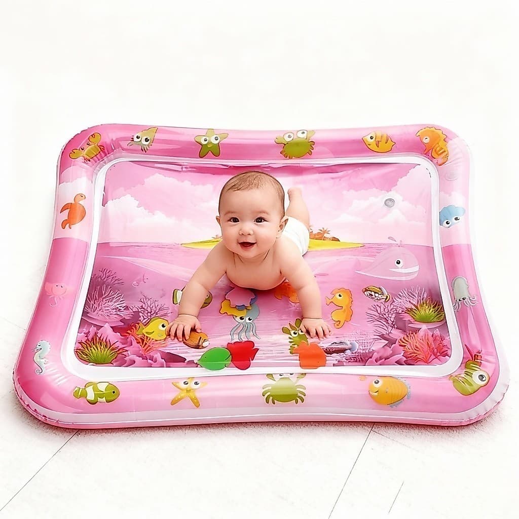 Tapete Infantil Bebê Inflável Água Atividades Sensorial Almofada Menino  Menina