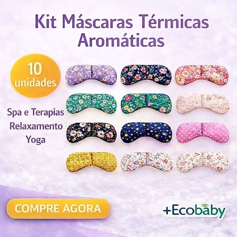 10 Máscaras para olhos Aromática, térmica,, para Yoga, Aromaterapia, Relaxamento, Insônia e etc