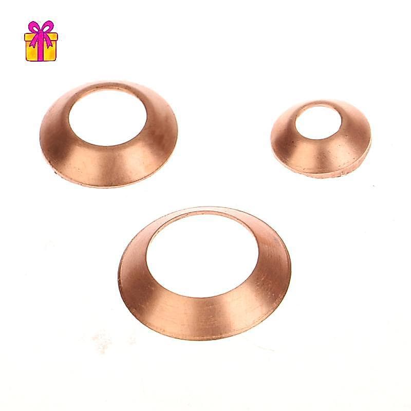 [INTH] 10 PCS Junta De Cone De Almofada De Cobre De Ninho De Alta Pressão Para Tubo De Óleo Anti-Vazamento [Melhor]