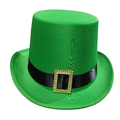 Cartola Verde Dia de São Patrício Saint Patrick's Day Irlandês Irish Fantasia Chapéu Cosplay Adulto Duende