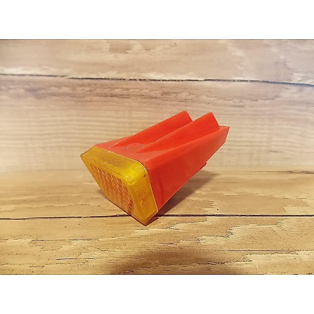 Refletor do paralama dianteiro original timbrado monark para bicicletas antigas - novo de estoque antigo