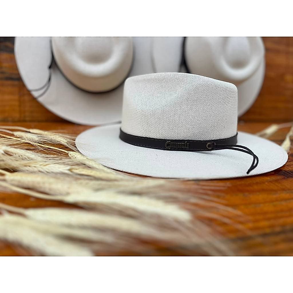 Chapéu Australiano Lona Flex Branco