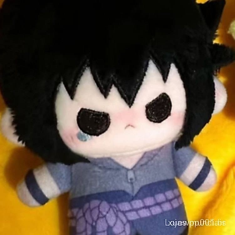 Brinquedo de Pelúcia Anime Naruto Uchiha Sasuke Boneca Fofa para Decoração de Quarto Infantil Pendente 3EVT
