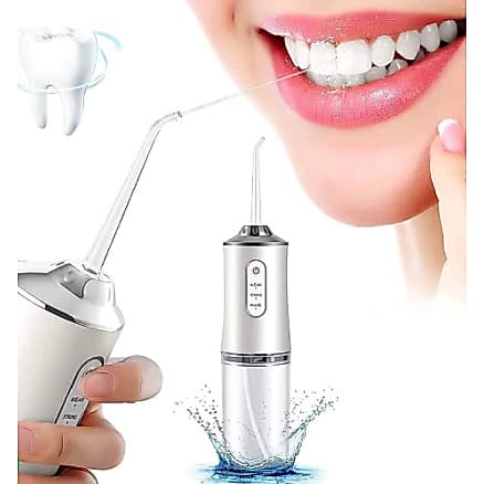 Irrigador Oral Jato D'água Limpeza Profunda Higiene Bucal e Dental Recarregável