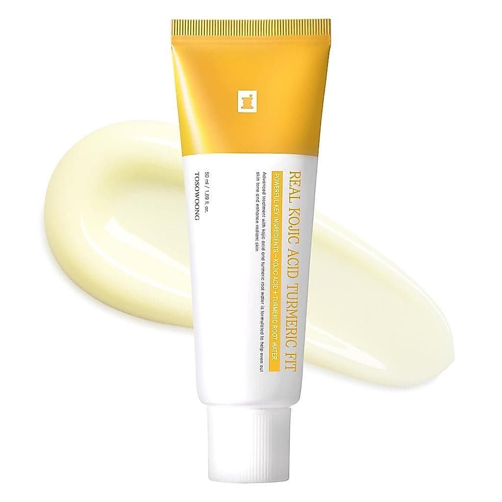 TOSOWOONG Máscara Facial Peel Off com Ácido Kójico Real e Cúrcuma, para Manchas Escuras, Vitamina C e Glutationa, para T