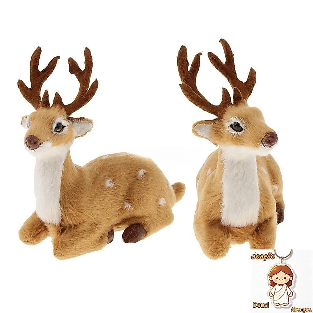 Boneco De Rena Rena De Natal / Vitrine De Casa